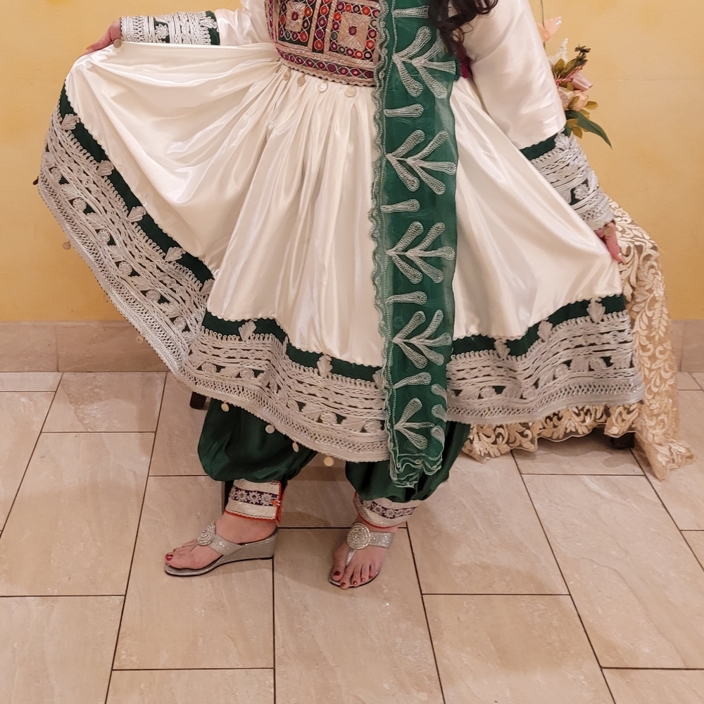 3 pieces Afghan traditional design clothes vintage